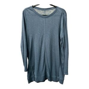 J. Jill Pima Elliptical Tunic in navy blue.